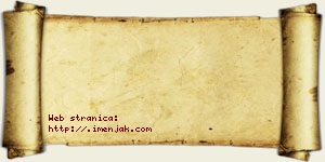 Velimir Paić vizit kartica